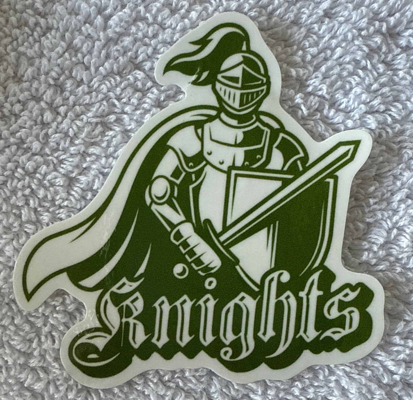 Knights Mascot 3” Vinyl Sticker