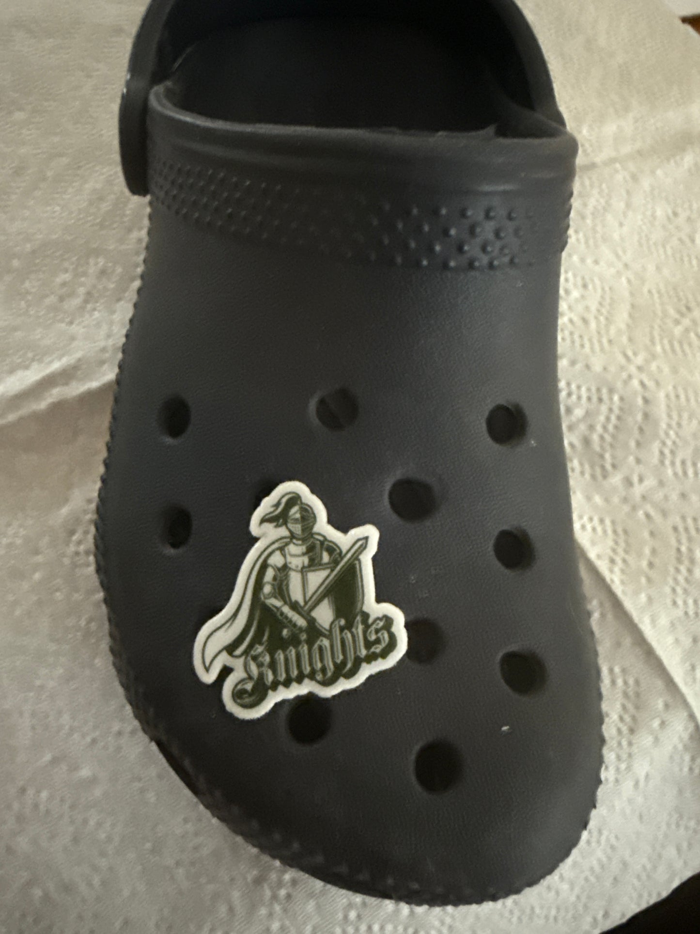 Croc charm- Knights Green