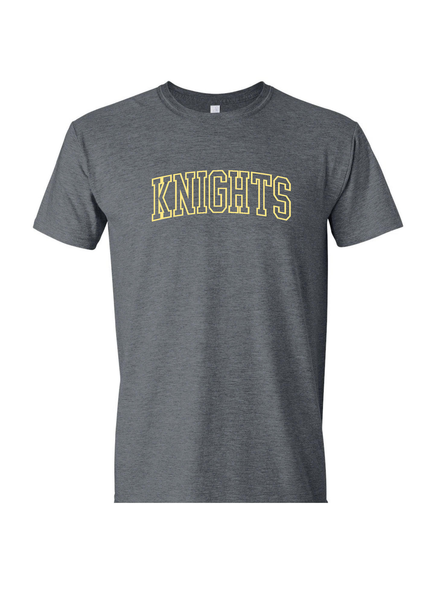 Unisex Knights Tee - Yellow Outline