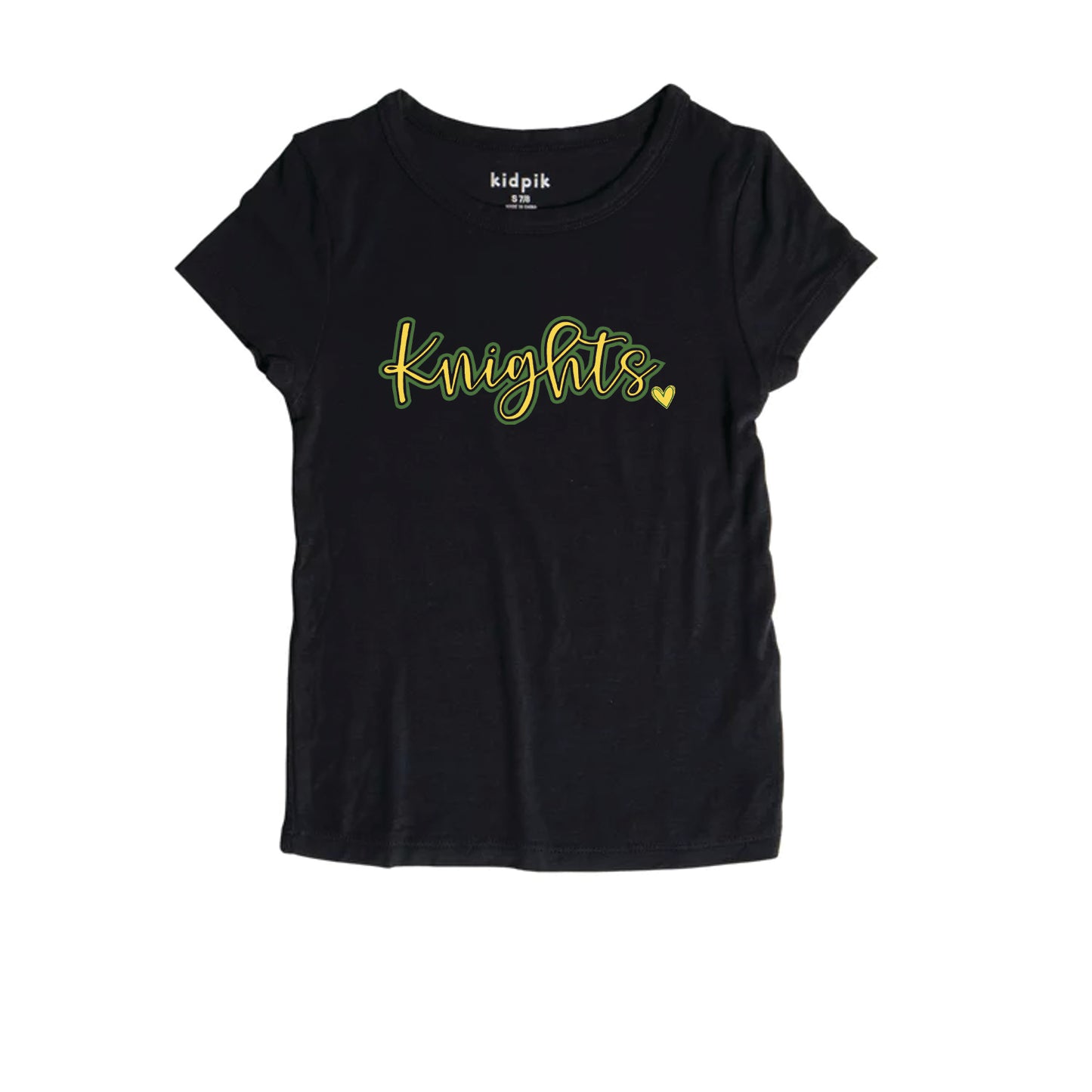 Girl's Black Tee