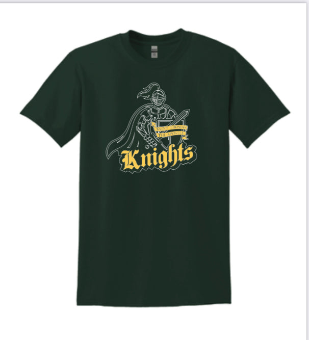 Adult Green "Knights" T-Shirts