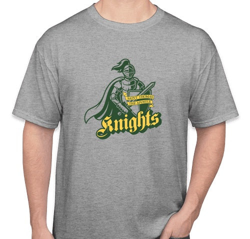 Adult Gray "Knights" T-Shirts
